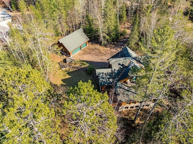 Aerial view of property and surrounding area
