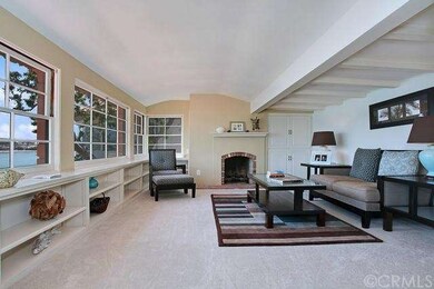 Master bedroom retreat with fireplace facing the b