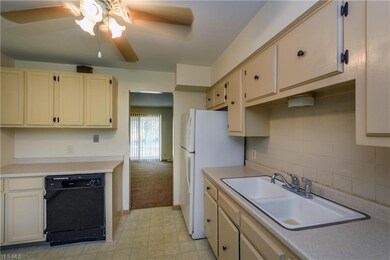 Kitchen in unit on the left.