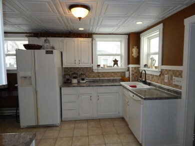 Large kitchen with plenty of storage...