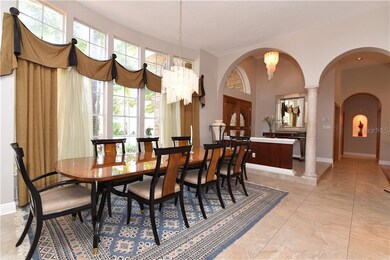 Formal dining room & grand foyer