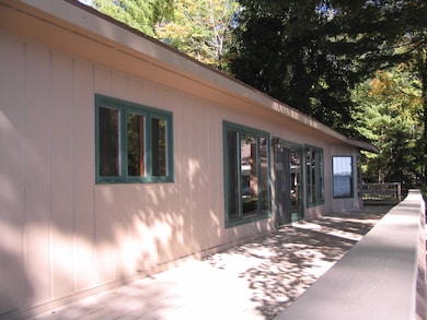 Lakeside deck