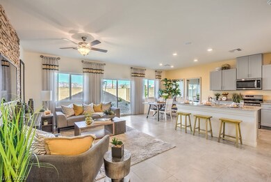 Great room- yes, the ceiling fan is included! Pict