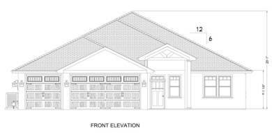 1072 Arrowhead plan Front Elevation