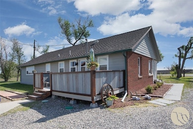 Rear of the home.