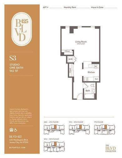 425 Washington Blvd unit 405, Jersey City, NJ 07310 - photo 5