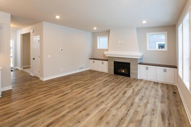 Great room with luxury plank flooring