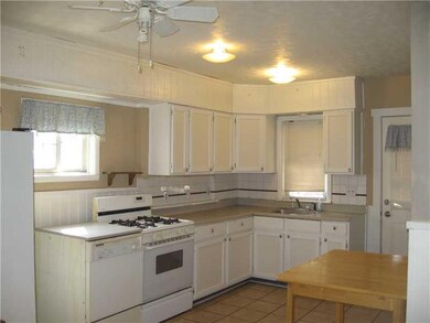 Kitchen. Large updated eat-in-kitchen with exit to