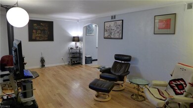 View of Living Room from Front Door.