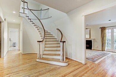 Natural light flows through the home.  Hardwood floors are throughout the first floor of the home.
