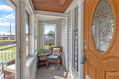 Enclosed front porch