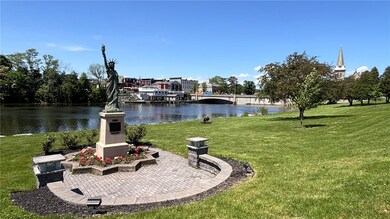 The Village is located on  Oatka Creek
