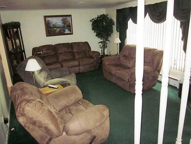 Living Room. Comfortable living and opens to kitch