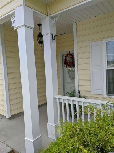Balusters on porch railings