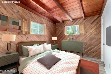 VIRTUALLY STAGED Master bed