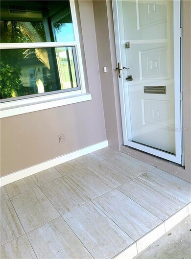 Tile stoop to match the screened in porch ~