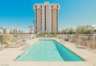 Refreshing pool and lounge area.