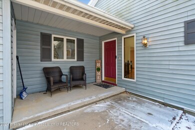 Covered front door