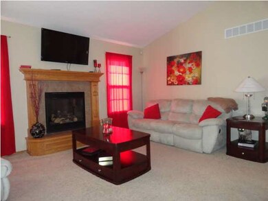View 2 Living Room with Gas Fireplace