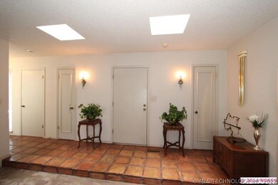Tiled Entry, Re-Purposed Vintage Lighting, 3 Close