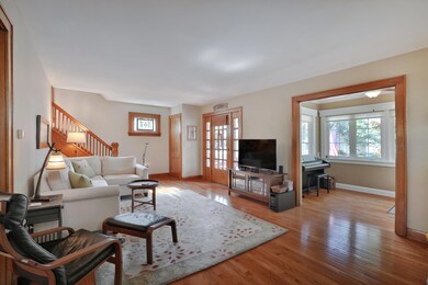 Living Room opening to 1st Floor Den.