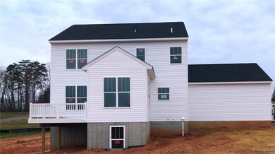 Actual home under construction