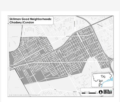 Chadsey Condon Neighborhood Map