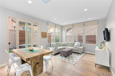 The dining area and living space.  All windows dow