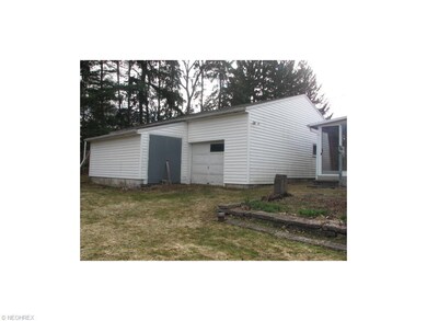 Rear of garage.