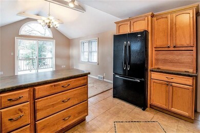 Maple Cabinets, this kitchen is well appointed!  I