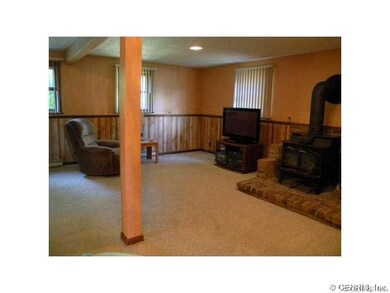 Family Room. 16x18 Family room with woodstove