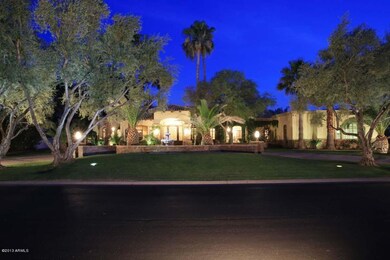 Twilight Exterior Front of Home