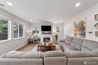 Plenty of Windows allowing for plenty of Light into this Great Room