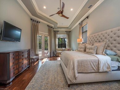 Master suite has entrance to grand Lanai area