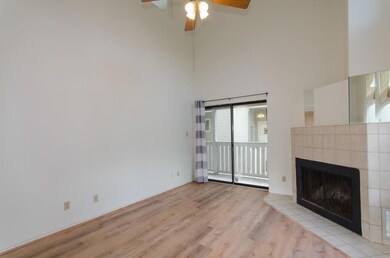 Unfurnished living room with light wood-style flo