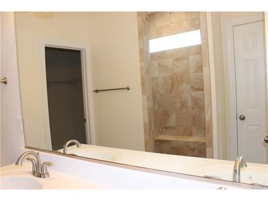 Master bath. Actual house.
