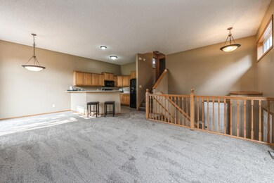 Open floorplan in the main living area.