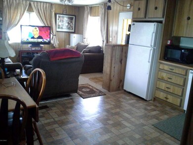 living room and kitchen