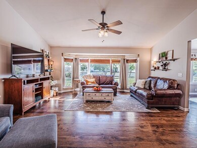 Great Room is Vaulted with a beam, and has a 5-Win