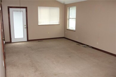 First floor master bedroom with walk in closet and