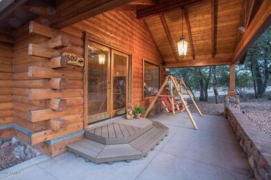Twilight Front Porch