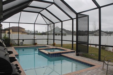 Screened pool