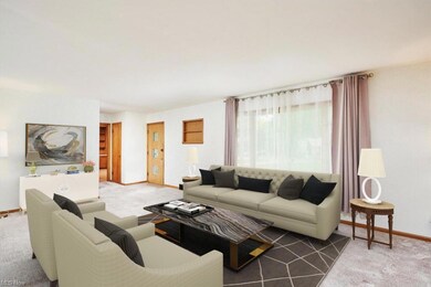 Alternate view of Living Room - virtually staged