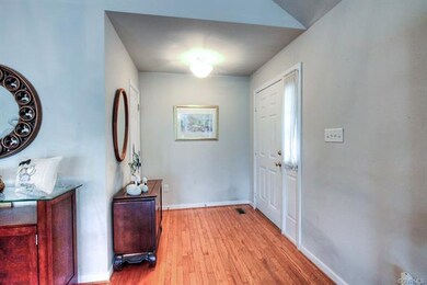 Foyer with Hardwoods