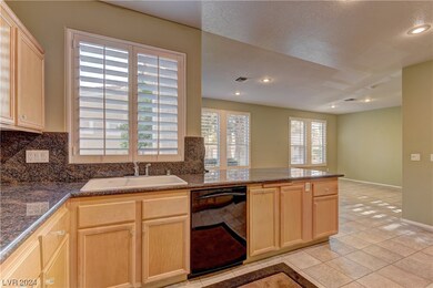 Granite counter tops, generous cabinets.