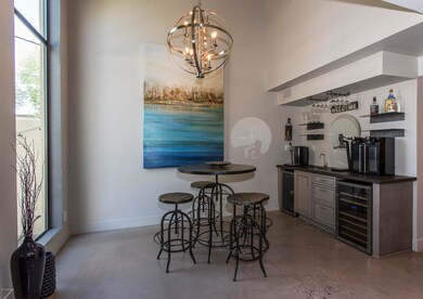 Built-in bar.