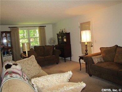 Living Room. Large window at the front and back of