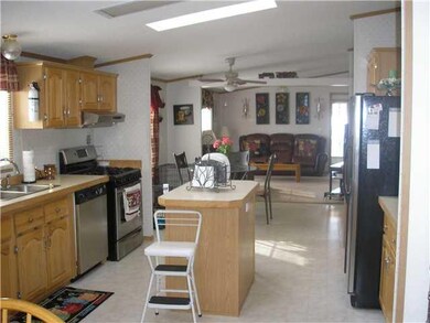 Kitchen As seen from the dining room, look through
