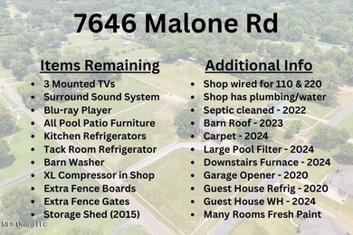 7646 Malone Additional Info