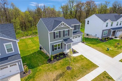 Drone view of the front